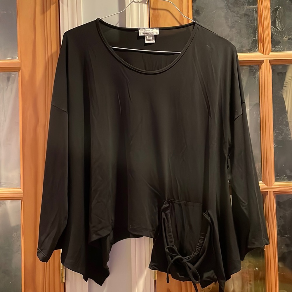 Woman’s Dorman Black Jersey Blouse